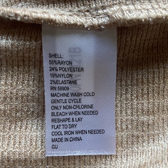 NEW!!!   STRAIGHT LEG RIB KNIT PANT - Picture 6 of 7